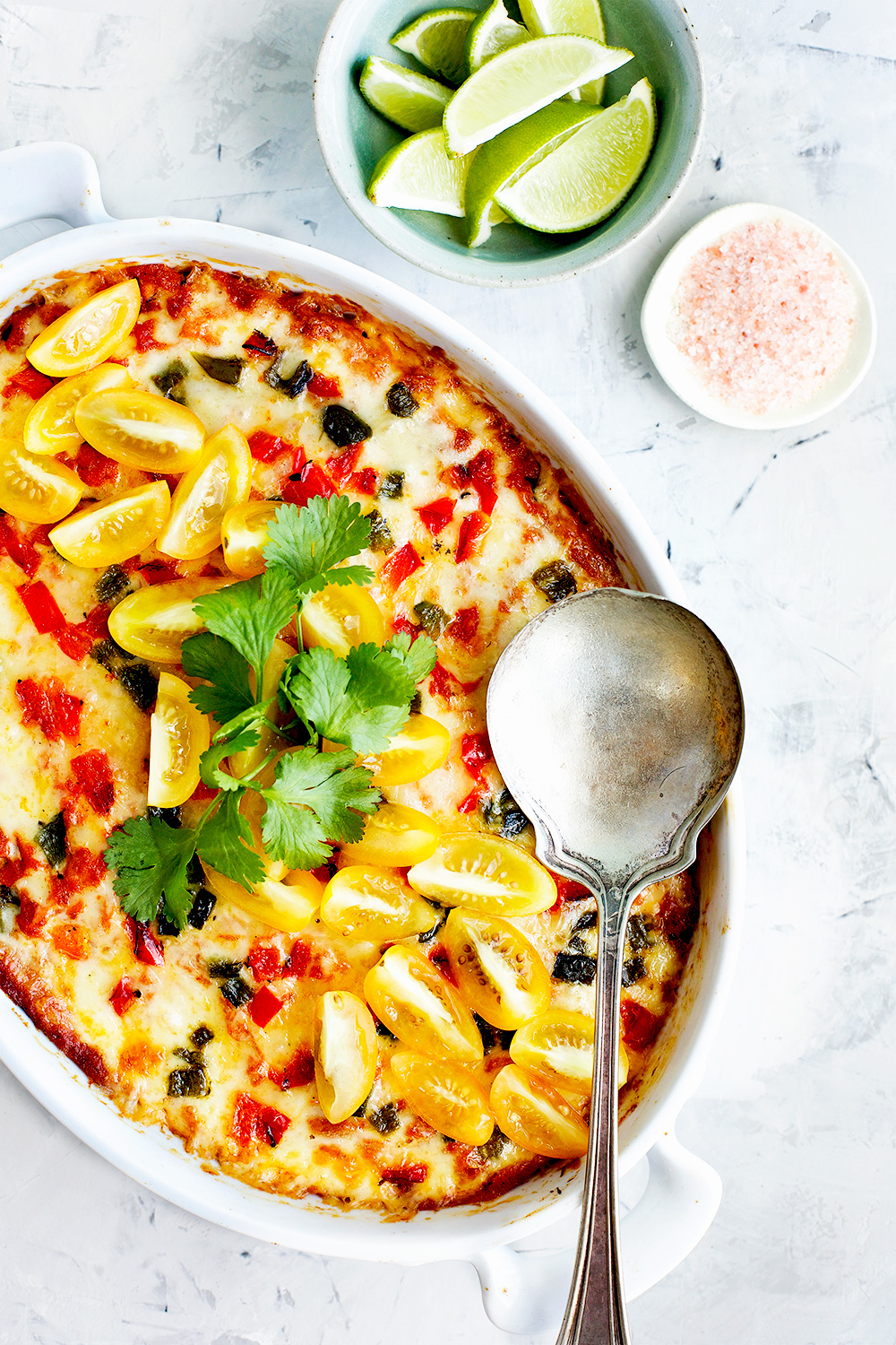 Spaghetti Squash Enchilada Casserole ⋆